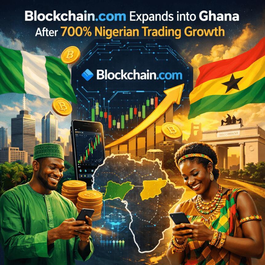 Blockchain Expands Into Ghana After 700% Nigerian Trading Growth
