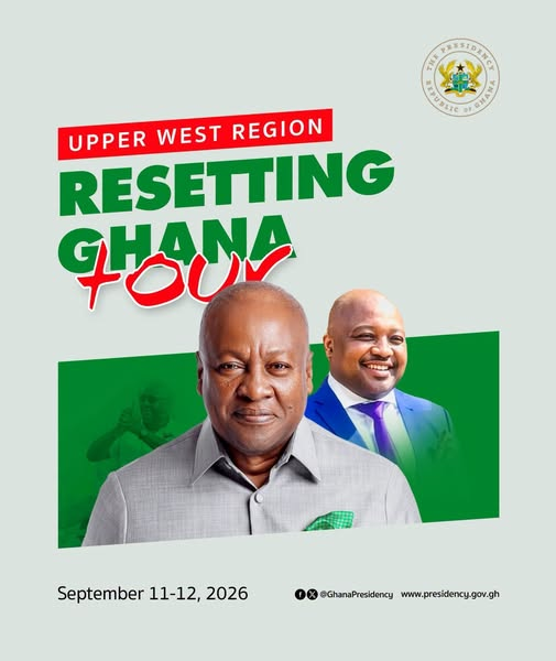 Mahama begins two-day &lsquo;Resetting Ghana Tour&rsquo; of Upper West